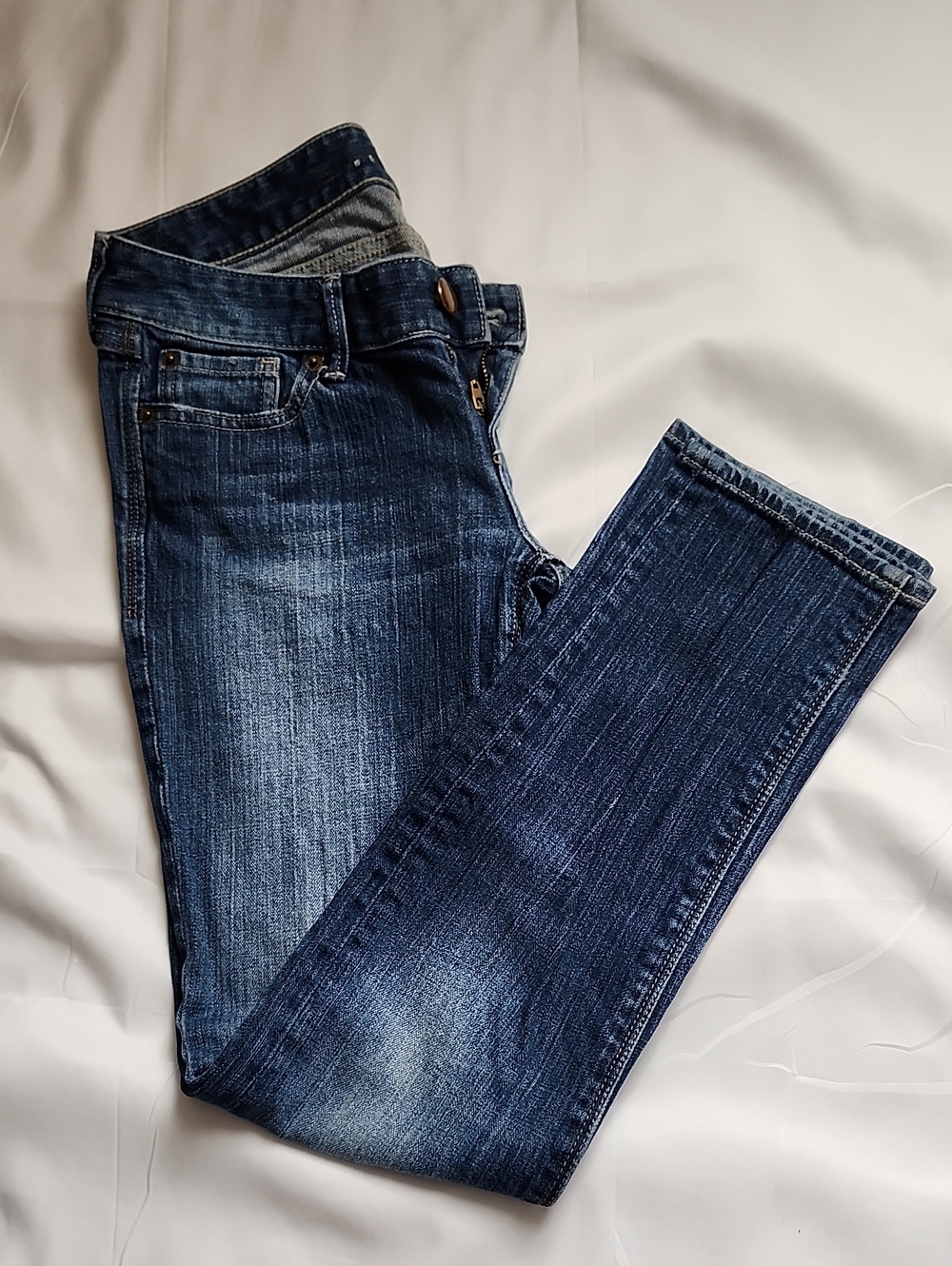 Express Classic Women's Denim Blue Slim Lowrise Jeans